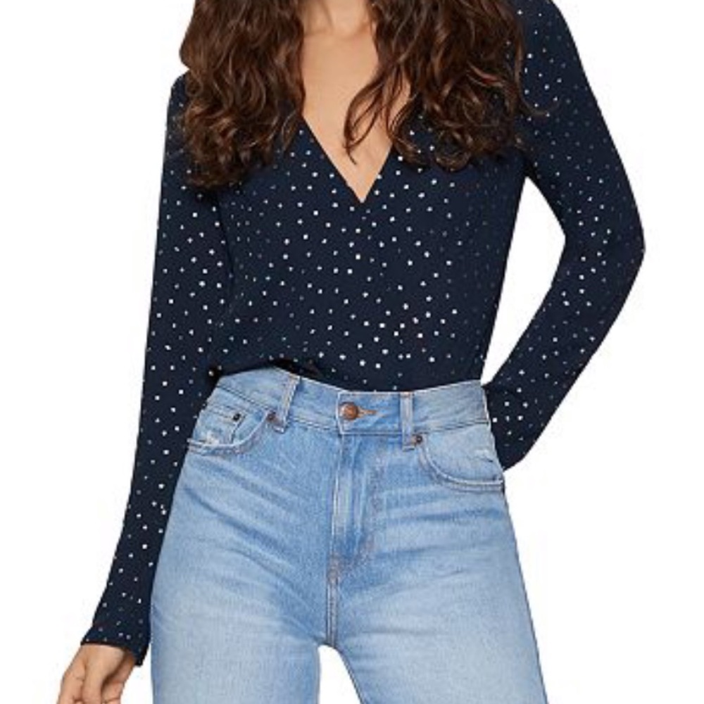 BCBG Long Sleeve Bodysuit